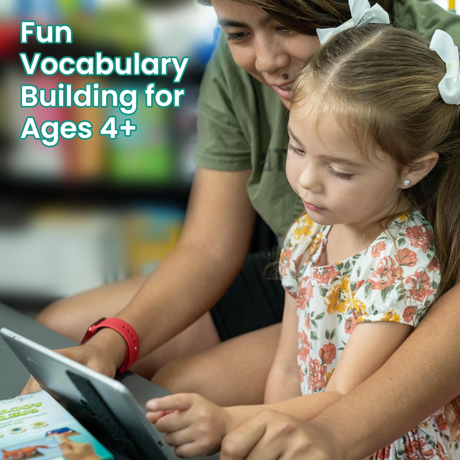 Vocabulary Builder AR Flashcards: Interactive 4D Augmented Reality Learning Game for Ages 4 and Up, Educational Toys for Kids